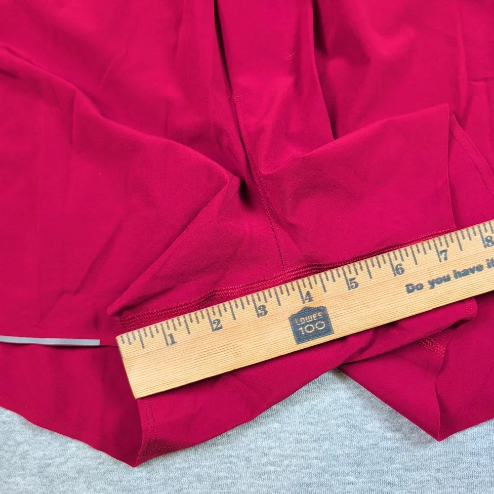 Lululemon x Barrys Stronger As One Shorts Ruby 4 Inch Inseam Lined Mens S/M